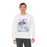 Cedar Key Crewneck Sweatshirt, Cozy Casual Wear, Nautical Apparel, Beach Lover Gift, Summer Vibes, Unisex Clothing