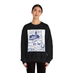 Cedar Key Crewneck Sweatshirt, Cozy Casual Wear, Nautical Apparel, Beach Lover Gift, Summer Vibes, Unisex Clothing
