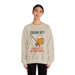Cedar Key Fishing Sweatshirt | Unisex Crewneck | Perfect Gift for Outdoor Lovers | Casual Wear | Beach Day