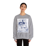 Cedar Key Crewneck Sweatshirt, Cozy Casual Wear, Nautical Apparel, Beach Lover Gift, Summer Vibes, Unisex Clothing