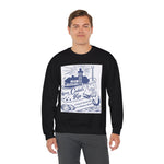 Cedar Key Crewneck Sweatshirt, Cozy Casual Wear, Nautical Apparel, Beach Lover Gift, Summer Vibes, Unisex Clothing