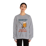 Cedar Key Fishing Sweatshirt | Unisex Crewneck | Perfect Gift for Outdoor Lovers | Casual Wear | Beach Day