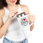 I Love Cedar Key Insulated Travel Mug | 40oz | Perfect for Beach Lovers, Outdoor Adventures, Gifts, Road Trips, Summer Travels