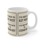 Souvenir Travel Mug, I've Been to Key West Coffee Cup, Gift for Travelers, Vacation Memories, Florida Trip
