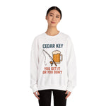 Cedar Key Fishing Sweatshirt | Unisex Crewneck | Perfect Gift for Outdoor Lovers | Casual Wear | Beach Day