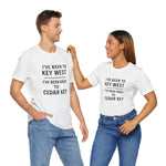 Key West & Cedar Key Adventure Tee - Fun Travel Shirt for Beach Lovers, Vacation Tee, Gift for Travelers, Unisex Graphic Tee