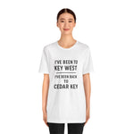 Key West & Cedar Key Adventure Tee - Fun Travel Shirt for Beach Lovers, Vacation Tee, Gift for Travelers, Unisex Graphic Tee