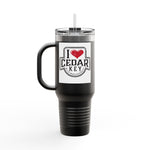 I Love Cedar Key Insulated Travel Mug | 40oz | Perfect for Beach Lovers, Outdoor Adventures, Gifts, Road Trips, Summer Travels