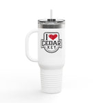 I Love Cedar Key Insulated Travel Mug | 40oz | Perfect for Beach Lovers, Outdoor Adventures, Gifts, Road Trips, Summer Travels