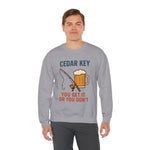 Cedar Key Fishing Sweatshirt | Unisex Crewneck | Perfect Gift for Outdoor Lovers | Casual Wear | Beach Day