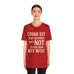 Cedar Key vs Key West T-Shirt