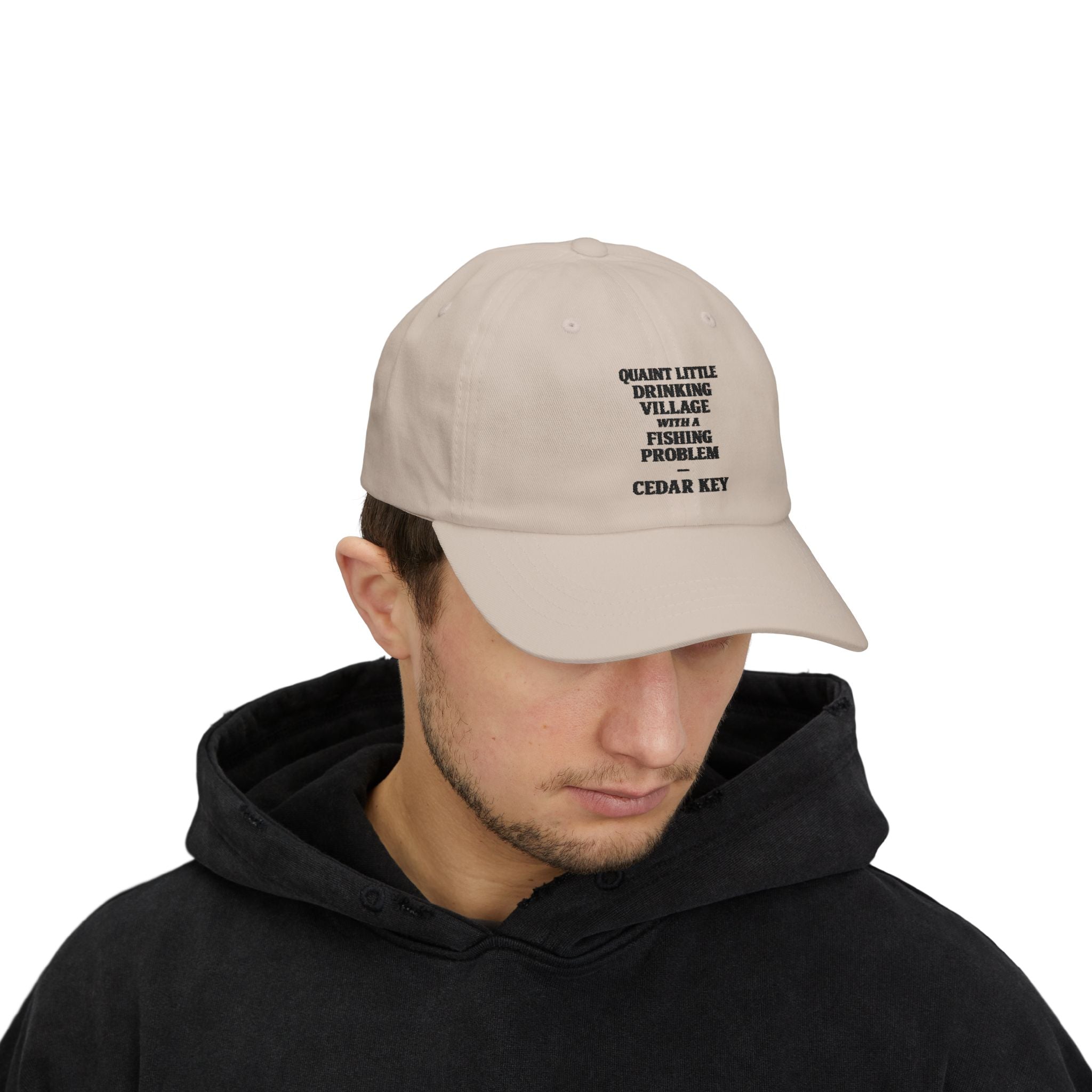 Quaint Drinking Village Fishing Problem Cap