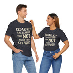 Cedar Key vs Key West T-Shirt