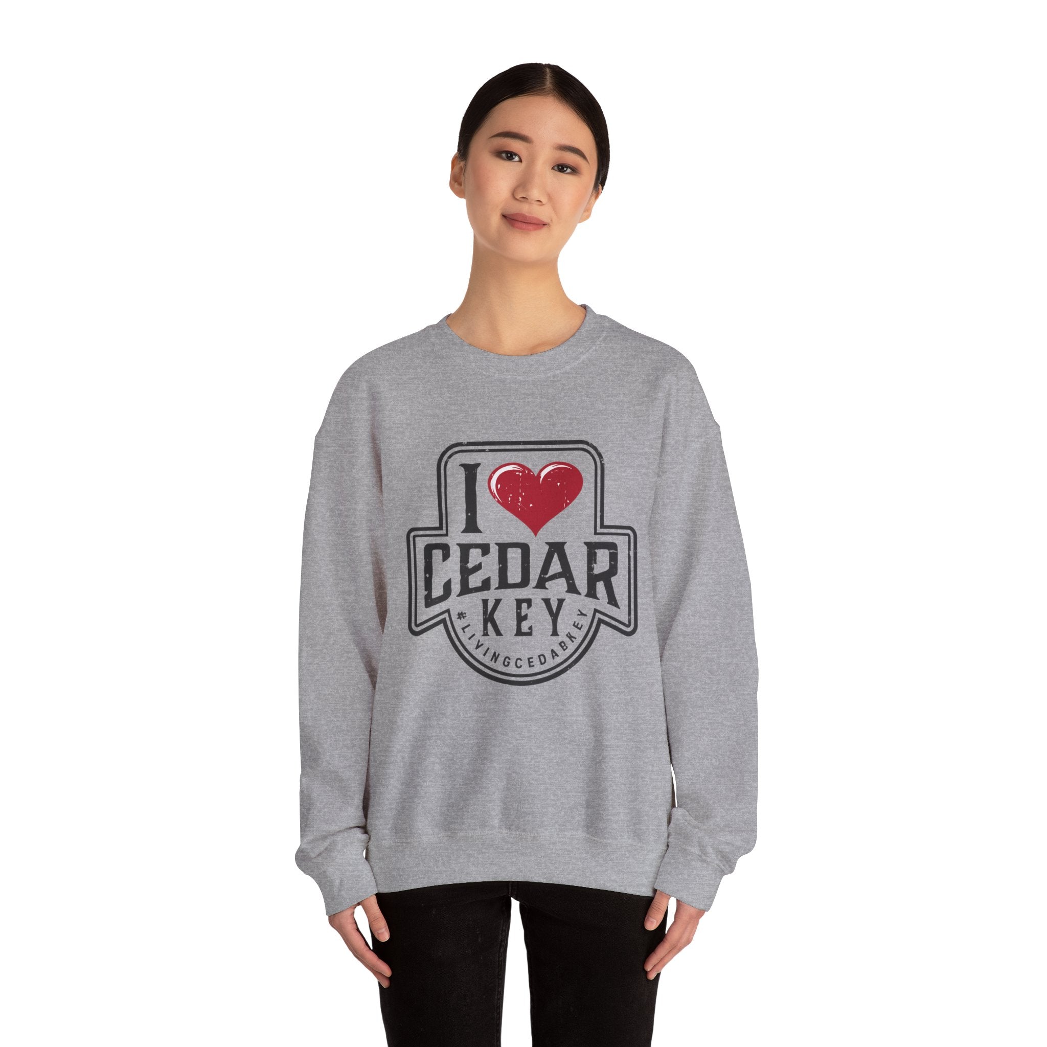I Love Cedar Key Unisex Sweatshirt
