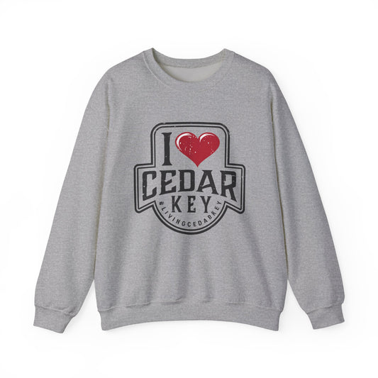 I Love Cedar Key Unisex Sweatshirt