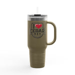 I Love Cedar Key Insulated Travel Mug | 40oz |