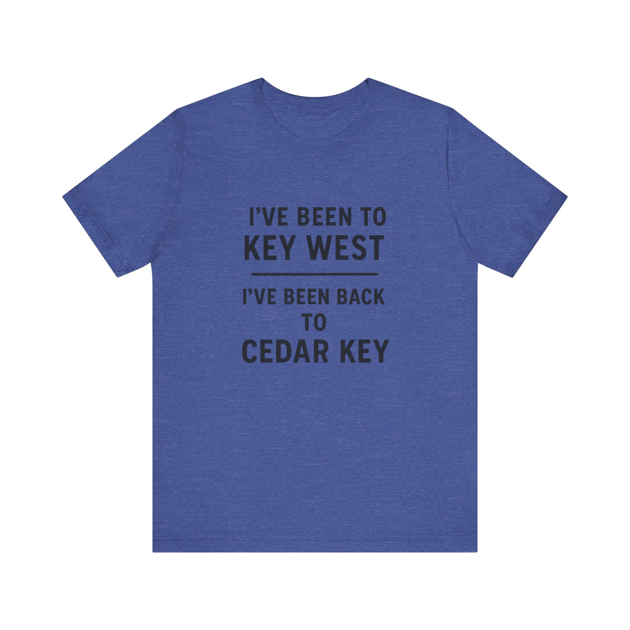 Key West & Cedar Key Adventure Tee - Fun Travel Shirt for Beach Lovers, Vacation Tee, Gift for Travelers, Unisex Graphic Tee