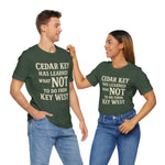 Cedar Key vs Key West T-Shirt