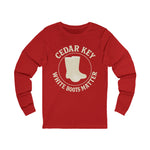 Cedar Key "White Boots Matter" Long Sleeve Tee