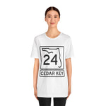 Cedar Key Route 24 Florida T-Shirt