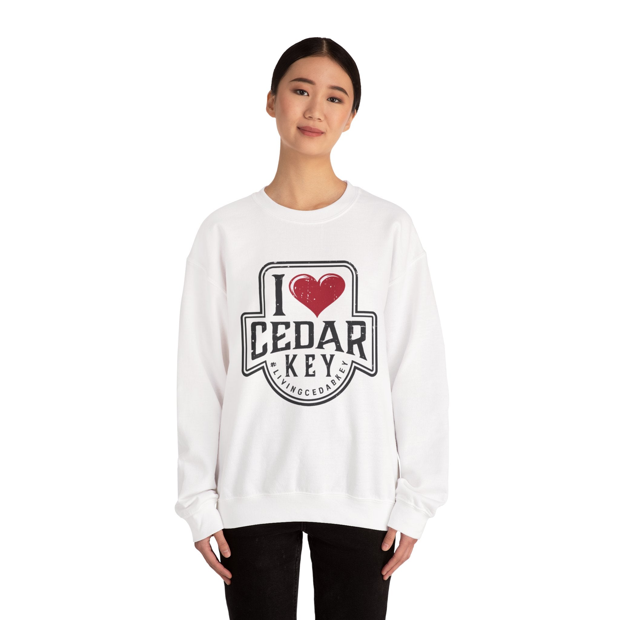 I Love Cedar Key Unisex Sweatshirt