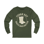 Cedar Key "White Boots Matter" Long Sleeve Tee