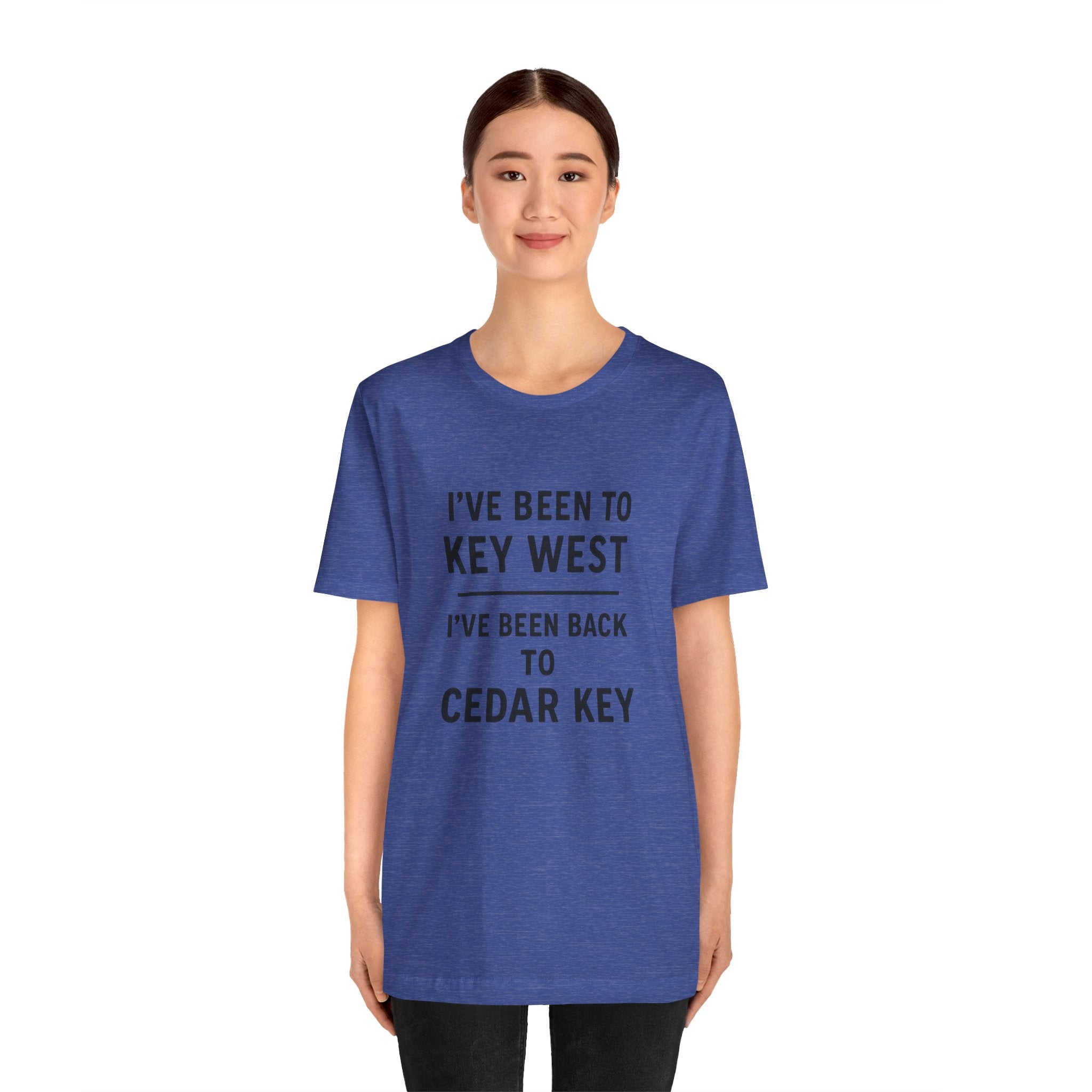 Key West & Cedar Key Adventure Tee - Fun Travel Shirt for Beach Lovers, Vacation Tee, Gift for Travelers, Unisex Graphic Tee