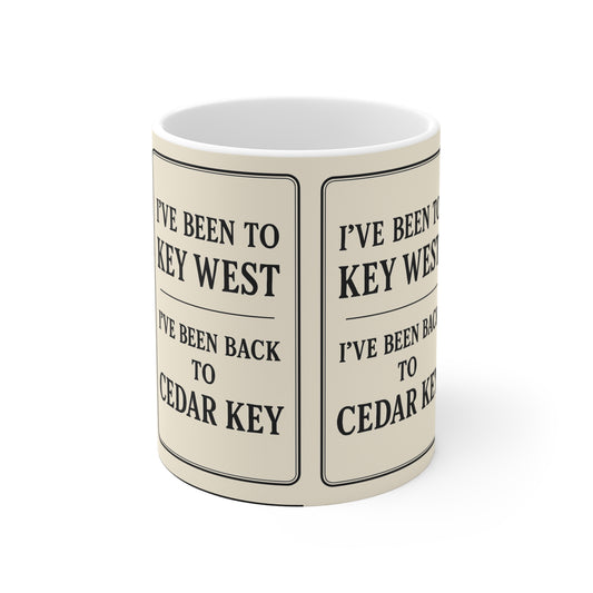 Souvenir Travel Mug, I've Been to Key West Coffee Cup, Gift for Travelers, Vacation Memories, Florida Trip