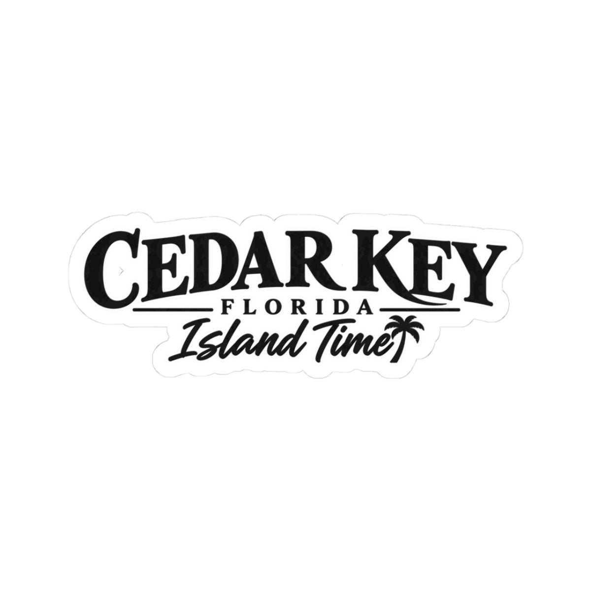 Cedar Key Florida Sticker | Old Florida Souvenir Decal