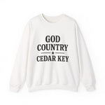 God Country Cedar Key -  Crewneck Sweatshirt
