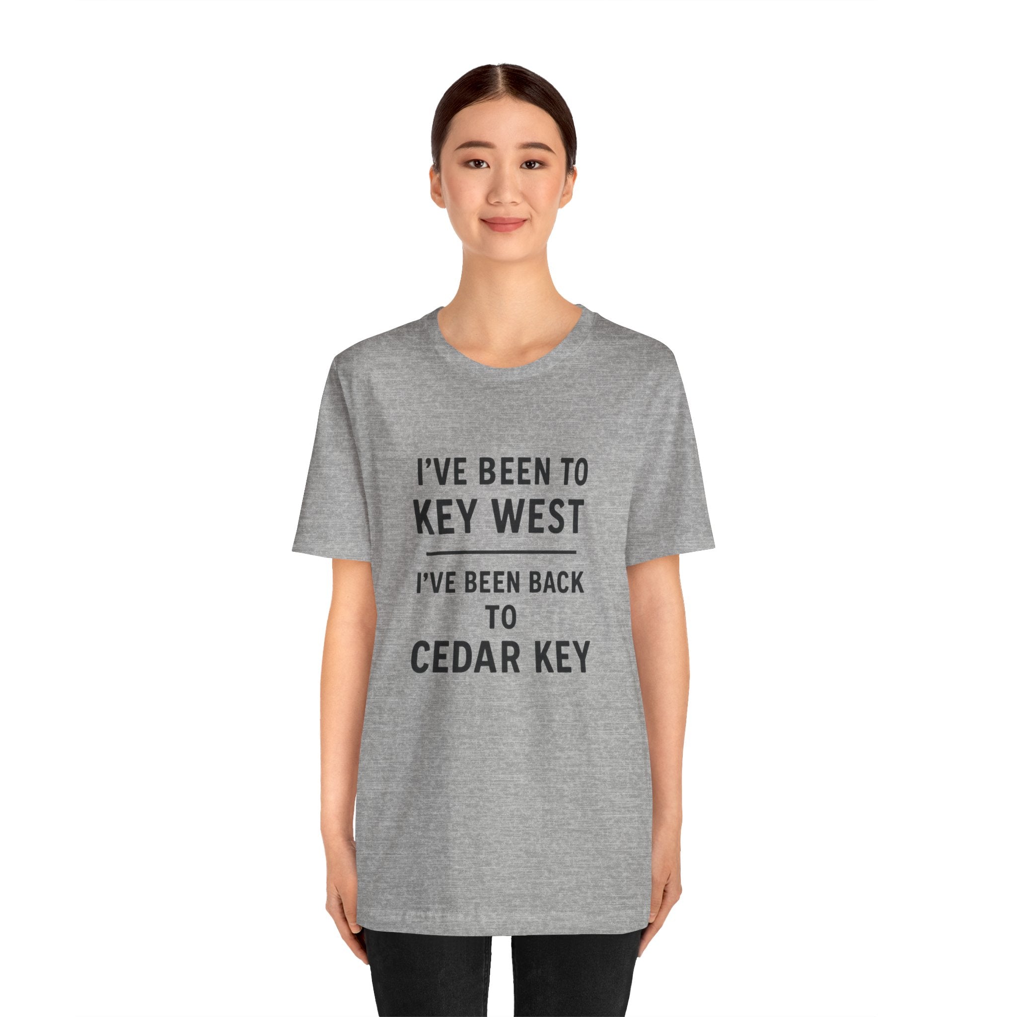 Key West & Cedar Key Adventure Tee - Fun Travel Shirt for Beach Lovers, Vacation Tee, Gift for Travelers, Unisex Graphic Tee