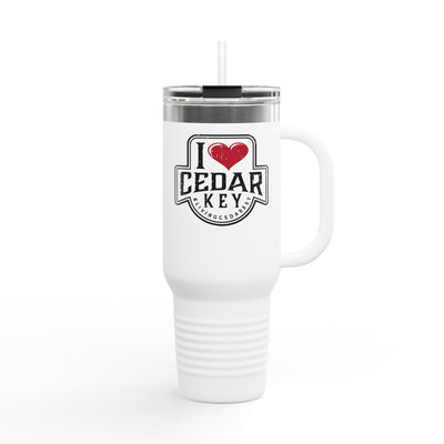 I Love Cedar Key Insulated Travel Mug | 40oz |
