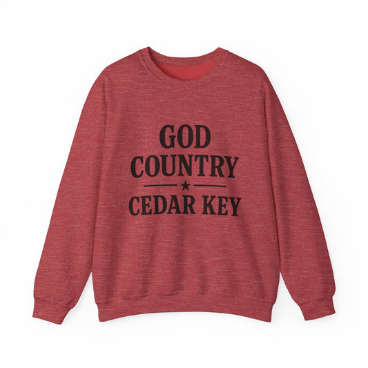 God Country Cedar Key -  Crewneck Sweatshirt