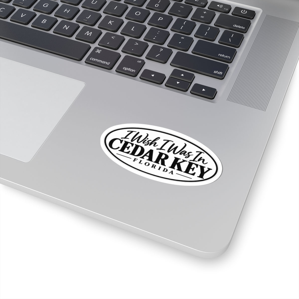 I Wish I Was in Cedar Key Sticker | Florida Souvenir Decal