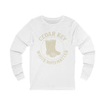 Cedar Key "White Boots Matter" Long Sleeve Tee