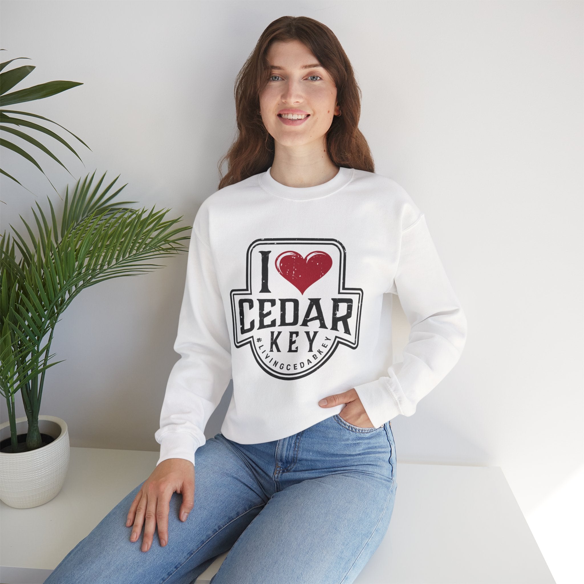 I Love Cedar Key Unisex Sweatshirt
