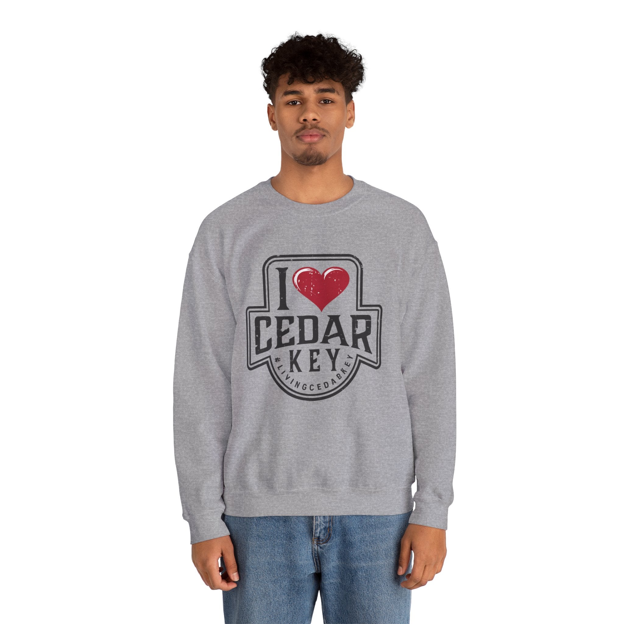 I Love Cedar Key Unisex Sweatshirt