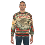 Christmas in Cedar Key Ugly Christmas Sweater | Vintage Florida