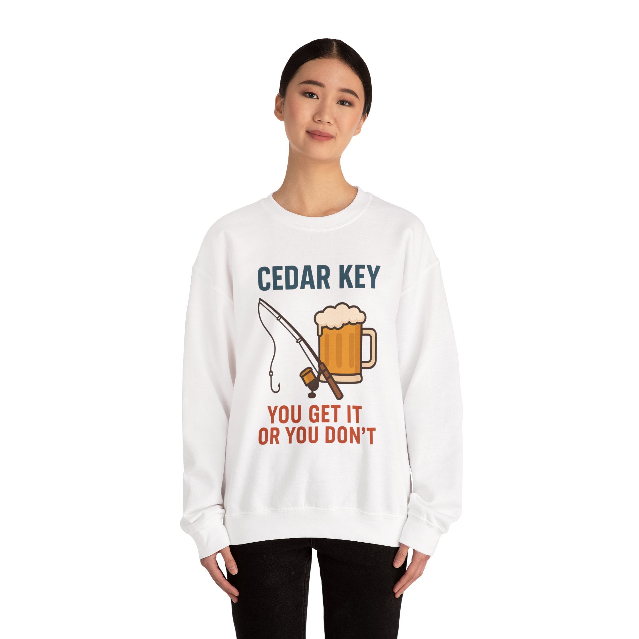 Cedar Key Fishing Sweatshirt | Unisex Crewneck | Perfect Gift for Outdoor Lovers | Casual Wear | Beach Day