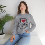 I Love Cedar Key Unisex Sweatshirt