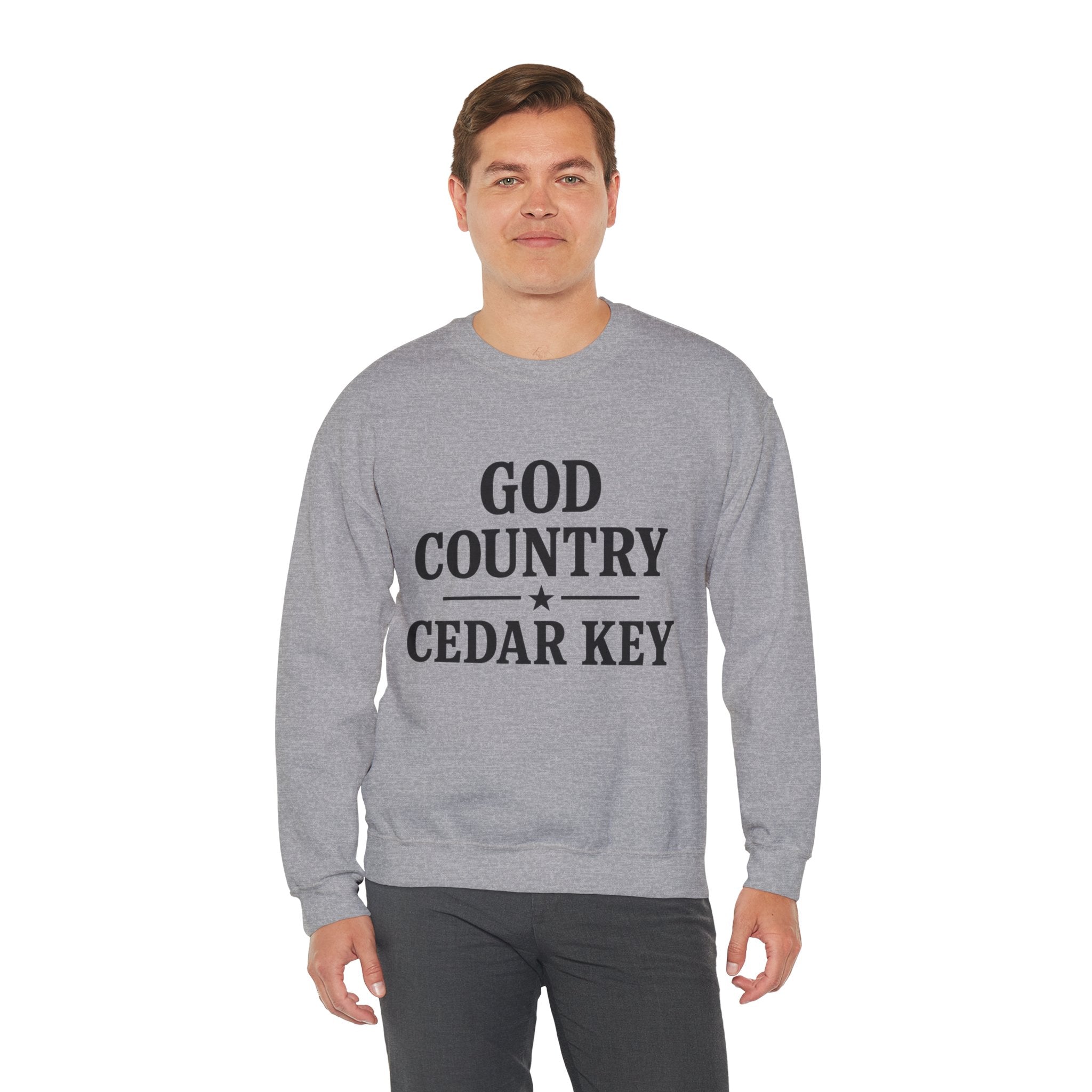 God Country Cedar Key -  Crewneck Sweatshirt