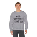 God Country Cedar Key -  Crewneck Sweatshirt