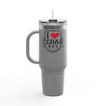 I Love Cedar Key Insulated Travel Mug | 40oz |
