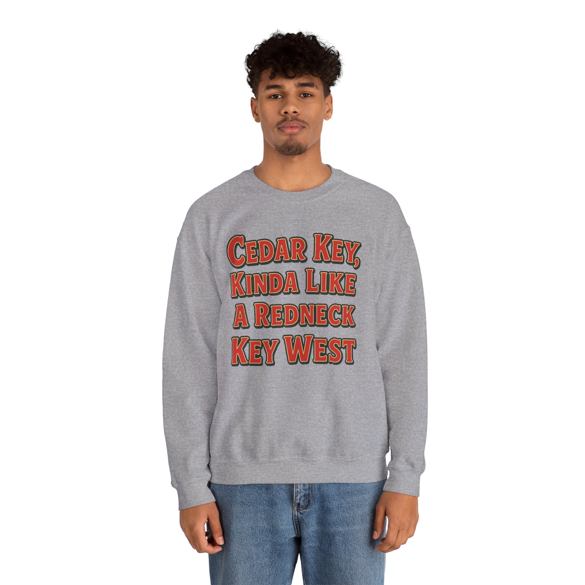 Cedar Key Redneck Vibes Crewneck Sweatshirt