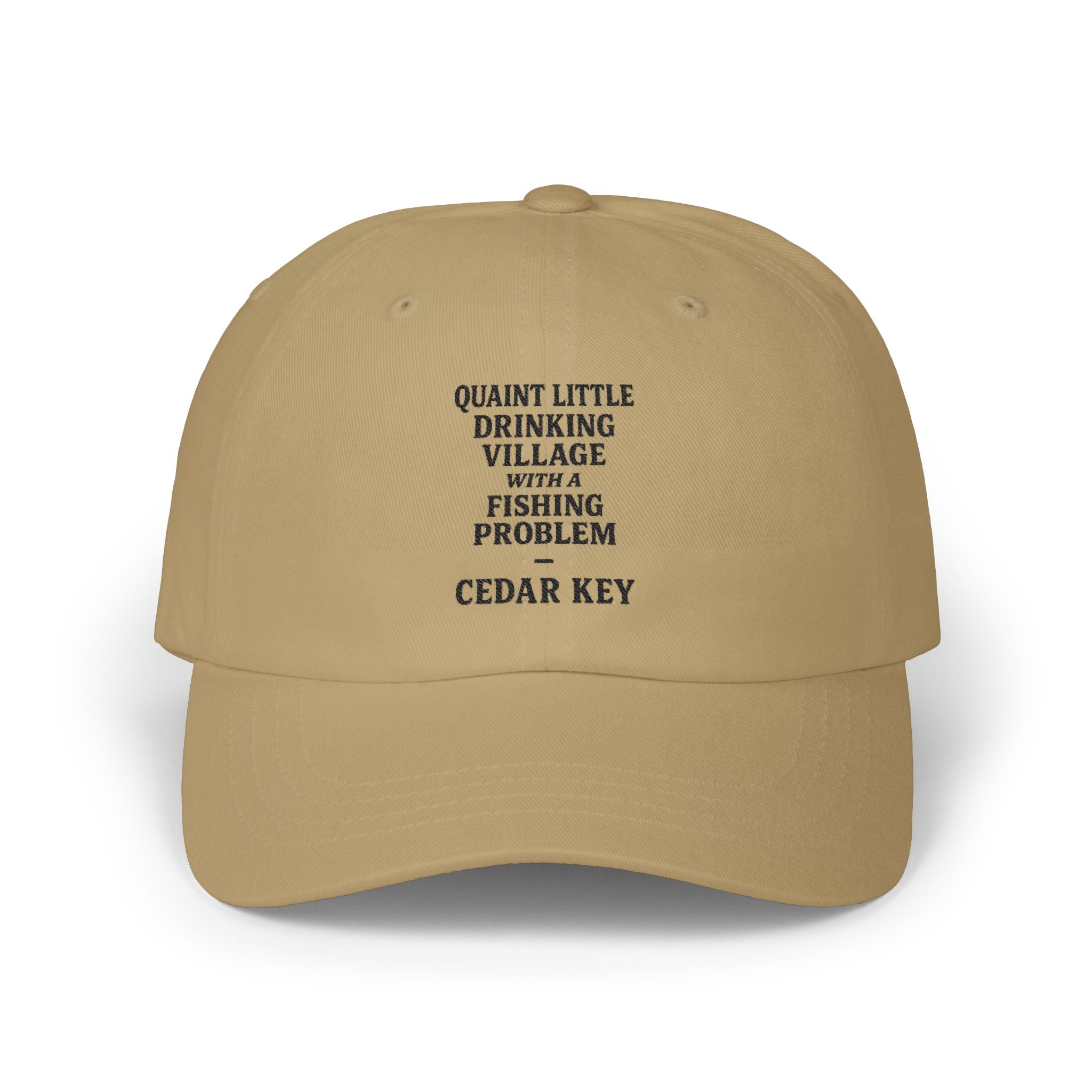 Quaint Drinking Village Fishing Problem Cap