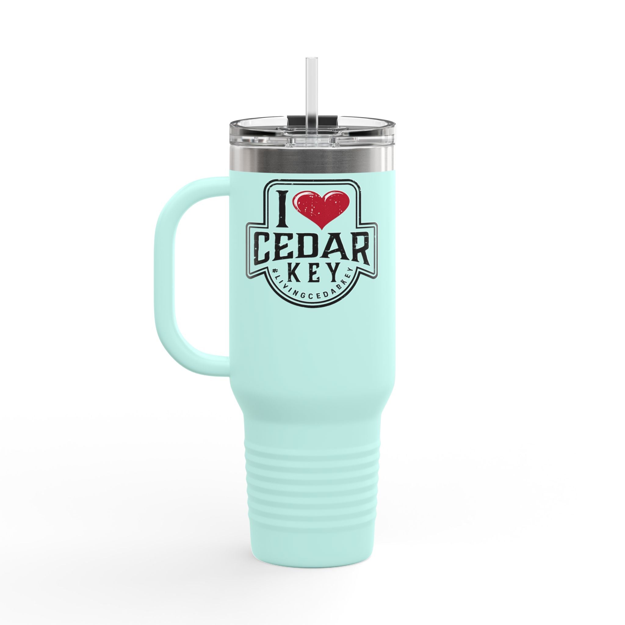 I Love Cedar Key Insulated Travel Mug | 40oz |