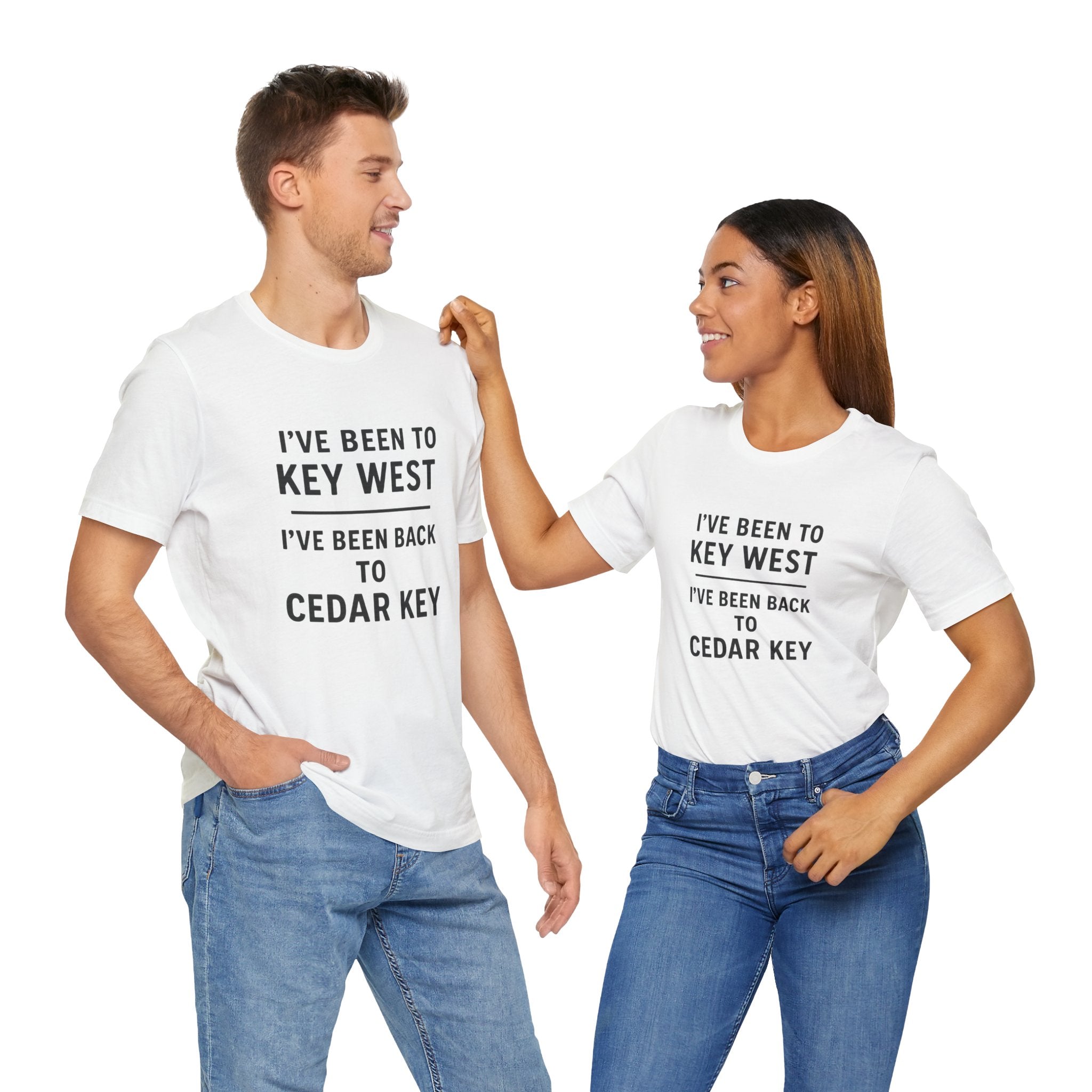 Key West & Cedar Key Adventure Tee - Fun Travel Shirt for Beach Lovers, Vacation Tee, Gift for Travelers, Unisex Graphic Tee