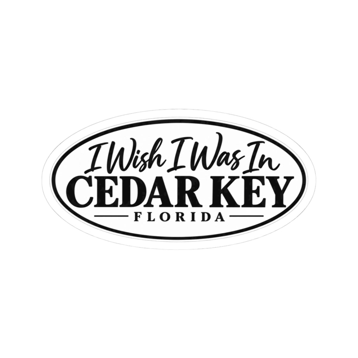 Cedar Key Stocking Stuffer Set | 2 Stickers + Magnet