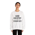 God Country Cedar Key -  Crewneck Sweatshirt