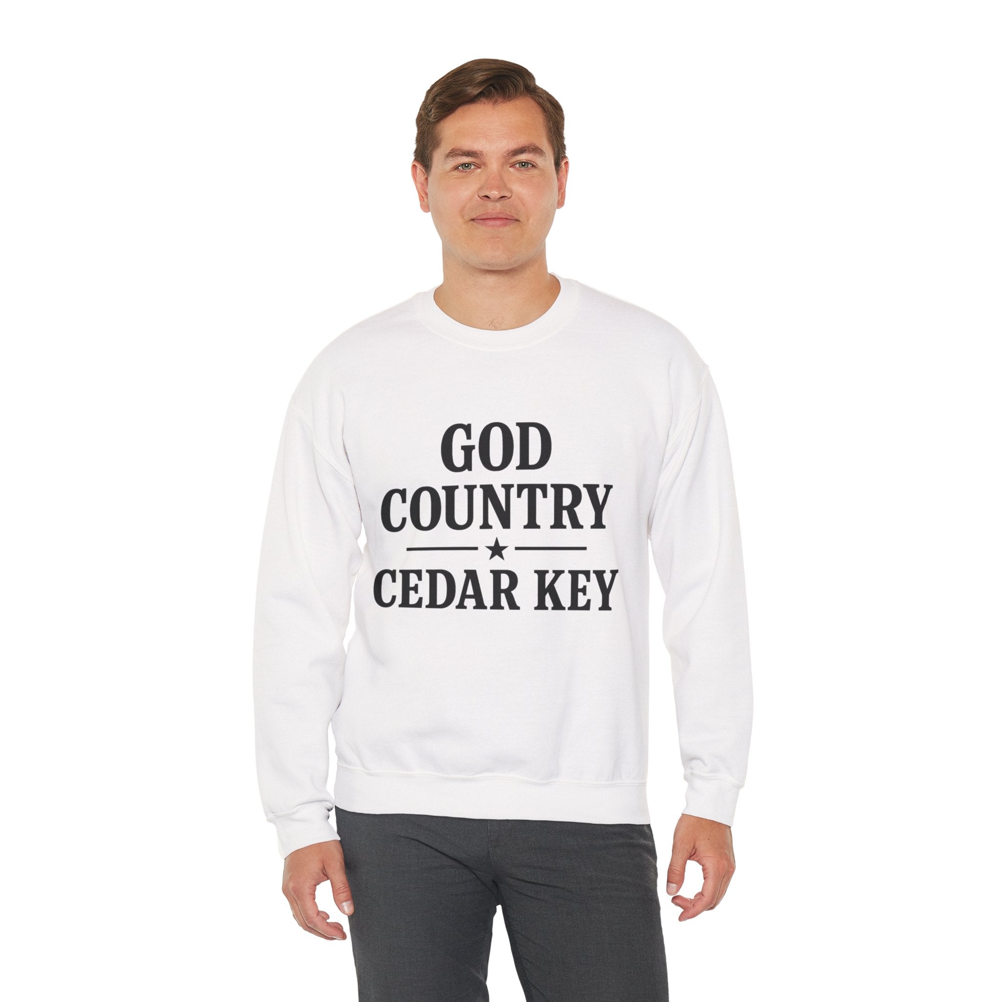 God Country Cedar Key -  Crewneck Sweatshirt